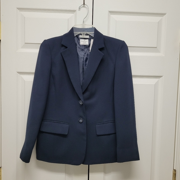 Navy Emma James Suit Blazer Jacket - Picture 3 of 8